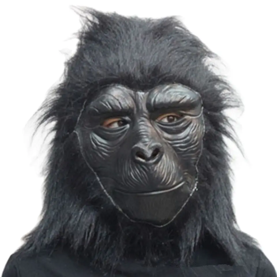 1Pcs Animal Gorilla Mask Halloween Fancy Dress Party Cosplay Halloween Costume Supplies Halloween