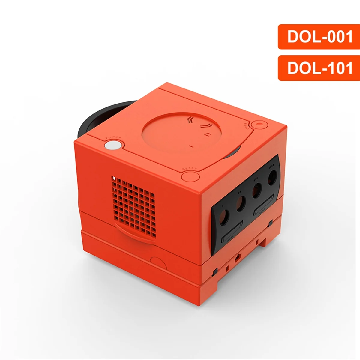 

Warm Red Replacement Shell Protective Case Game Box for DOL001 and DOL-101 Game Console