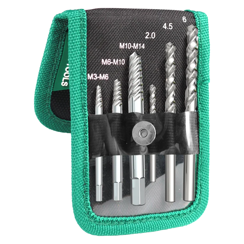 

LAOA Набор из 6 предметов для нарезания резьбы и сверления встроенных сверл, экстрактора сломанной проволоки, штамповки и скольжения зубов