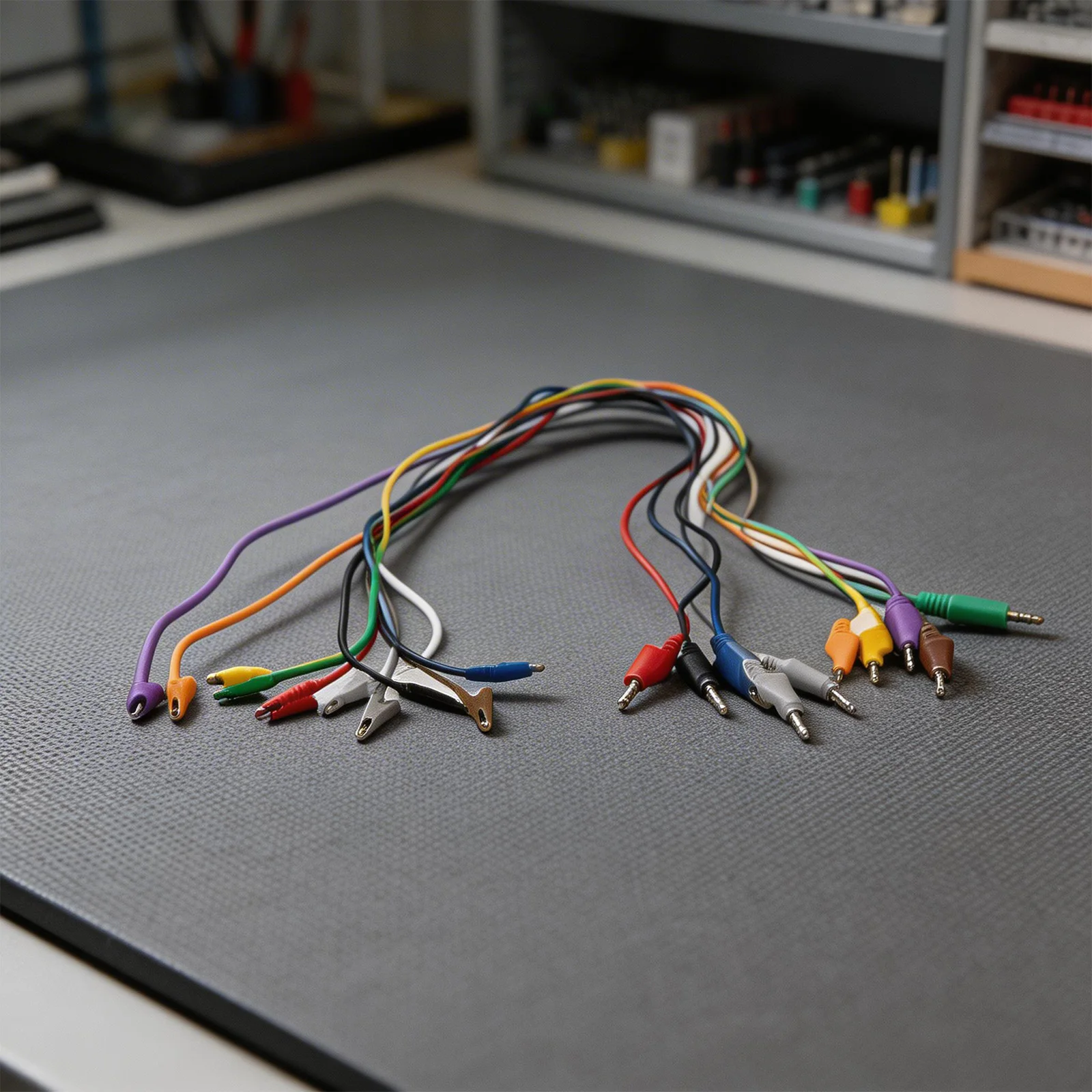 For Multimeter Multimeter Leads Multicolor Secure Multimeter Connection Flexible PVC Insulation Nickel-plated Copper