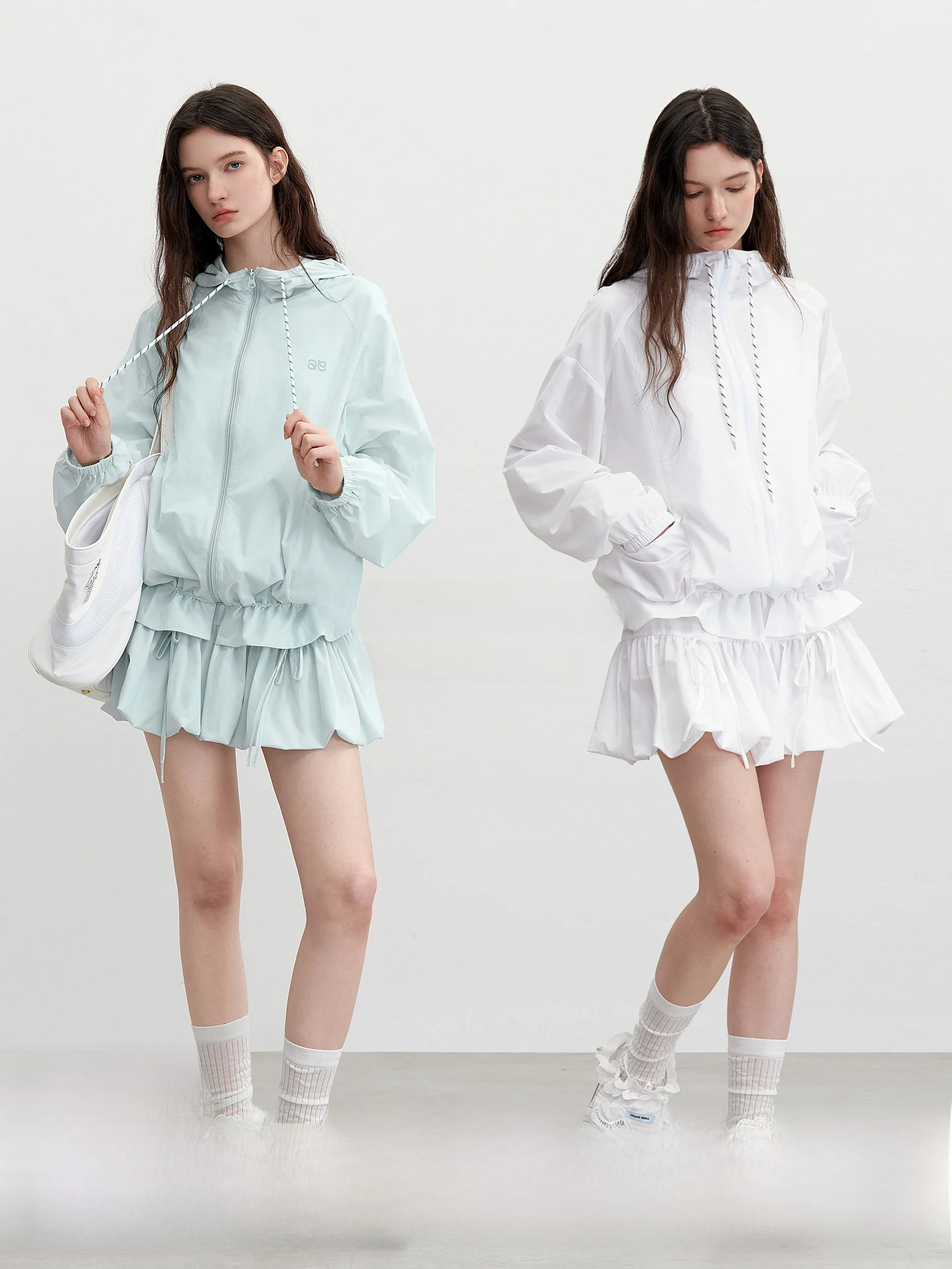 

AYF Original Design een Outerwear Loose Lightweight Sun Protection Top for Autumn Season Faionable Polyester Fiber Long S...