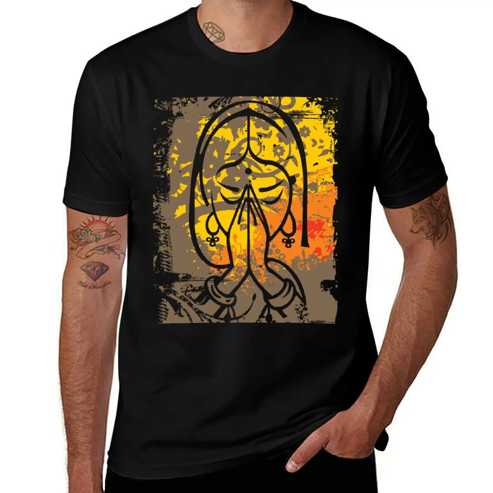 Namaste T-Shirt Anti-Perspiration Workout Top T-Shirt