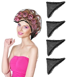 Roller Hair Net Triangle Mesh Women's Hair Net Salon Styling Sleep Styling Fixed Hairstyle Hair Protection Ballet dancers Actors