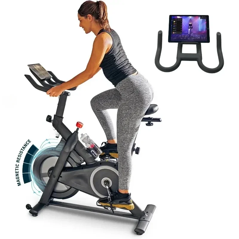 

Exercise Smart Connect Workout Bike Magnetic Resistance Mechanism Stationary Bikes with Speed Monitor