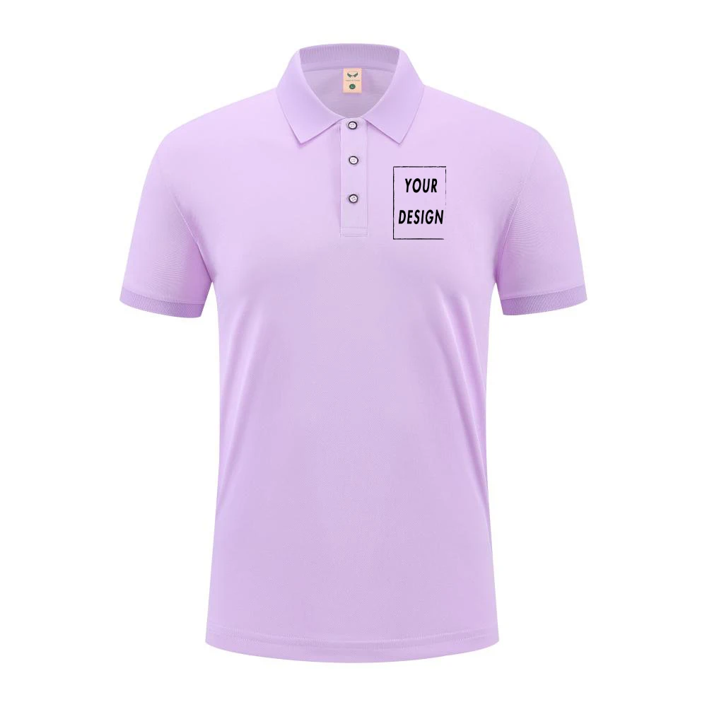 Polo décontracté d'été 2021, Logo personnalisé, texte imprimé, image, marque brodée, Design personne