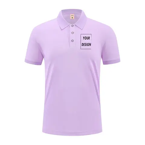 2025 Summer Causal Polo Shirt Custom Logo Printed Text Picture Brand Embroidery Personal Design Breathable Men And WomenTops