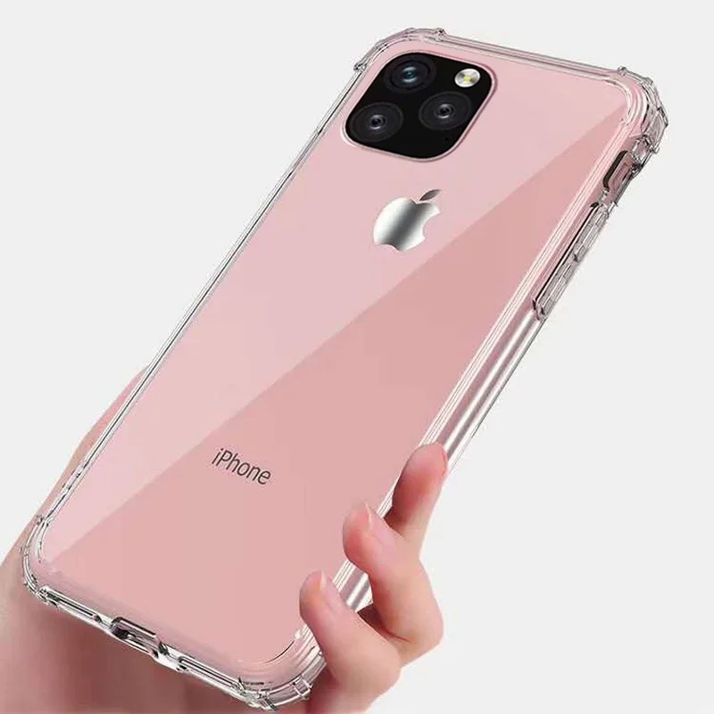 Crystal Clear Soft TPU Case for Iphone 16 15 13 Pro Max 16e 14 plus 12 11 Pro XR X XS Anti-Slip Protective Cover for Iphone 14 image 2