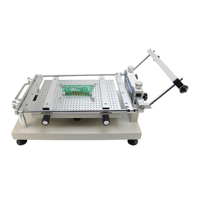 ITECH PTR-C300 Manual PCB Stencil Printer 300x400mm Desktop Frameless Pcb Solder Paste Printer For Smt PCB Production Line