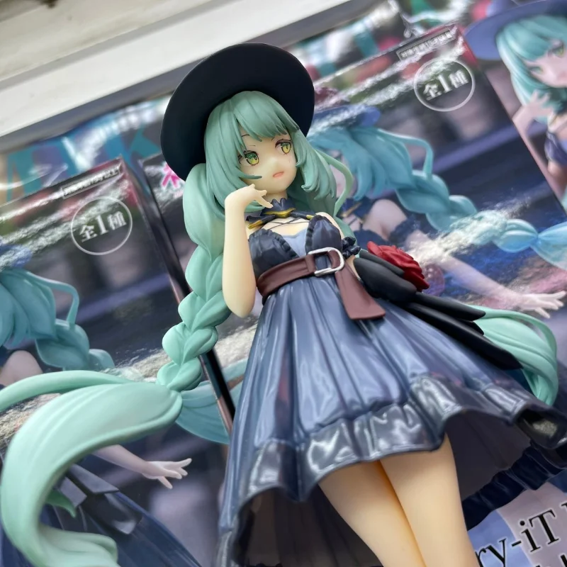 Hatsune Miku Action Figure Uitje Jurk Furyu Originele Trio-Try-It Pvc Figuren Model Anime Model Collectie aangepaste Speelgoed