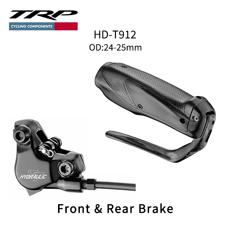 油圧ブレーキシステムtt/ti,黒,22-24mm, hd-t910/t912, 1900mm