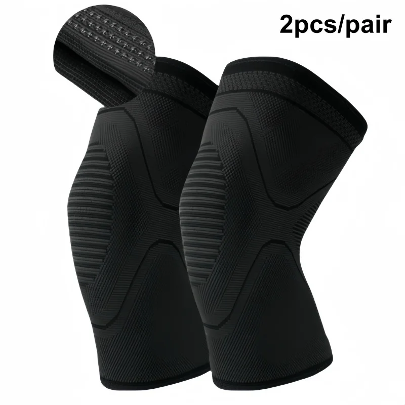 

1 Pair Fitness Running Cycling Knee Braces Elastic Nylon Knee Brace For Sports Compression Knee Pad Sleeve Basketball Volleyball