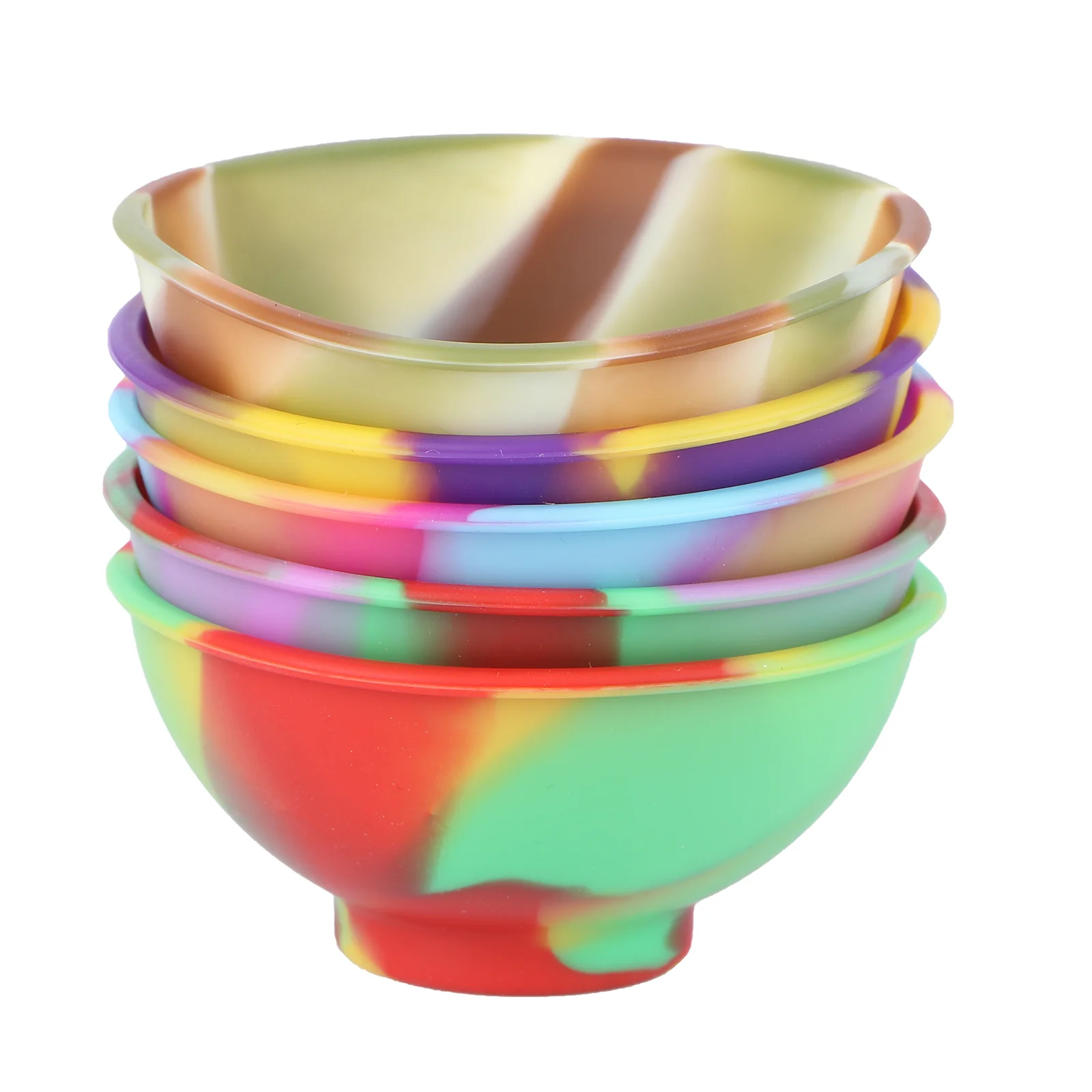 5 Pcs Practical Storage Container Seasoning Bowl Baby Feeding with Cover for Kids Silicone Bowls