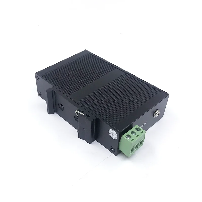 Unmanaged MINI  5port 10/100M 5V-58V 5port 100M port industrial  ethernet switch Lightning protection 4KV, anti-static 4KV