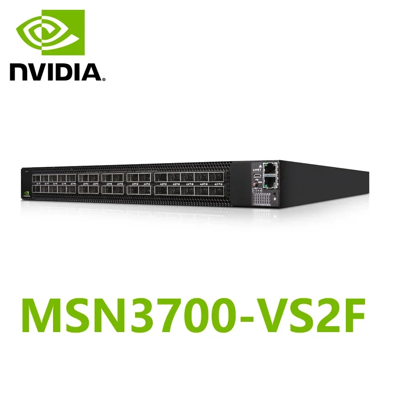 NVIDIA Mellanox MSN3700-VS2F Spectrum-2 200GbE 1U Open Ethernet Switch Onyx System 32x200GbE QSFP56