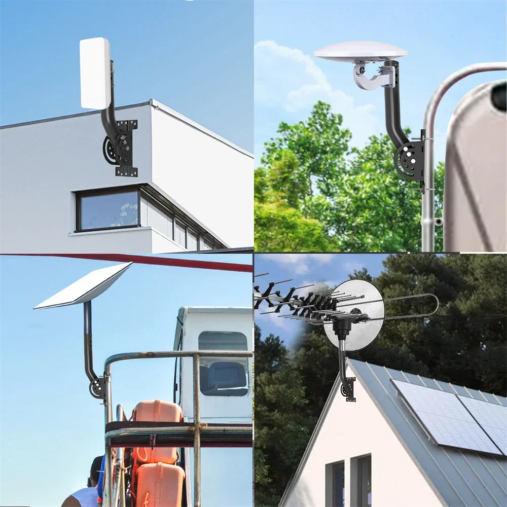 Für Starlink Adjustable Access Point AP CPE, TV-Antenne, WiFi-Extender, Wetterstation, an der Dach- und Wandmontage-J-Mount-Antennenhalterung