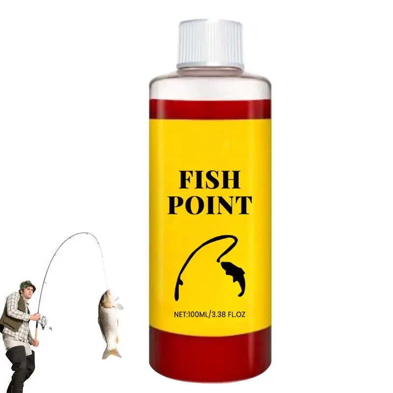 Red Worm Liquid Bait Attractant Powerful Fish Attractant Liquid 100ml Attractant Enhancer Red Worm Smell Lure Tackle Food For