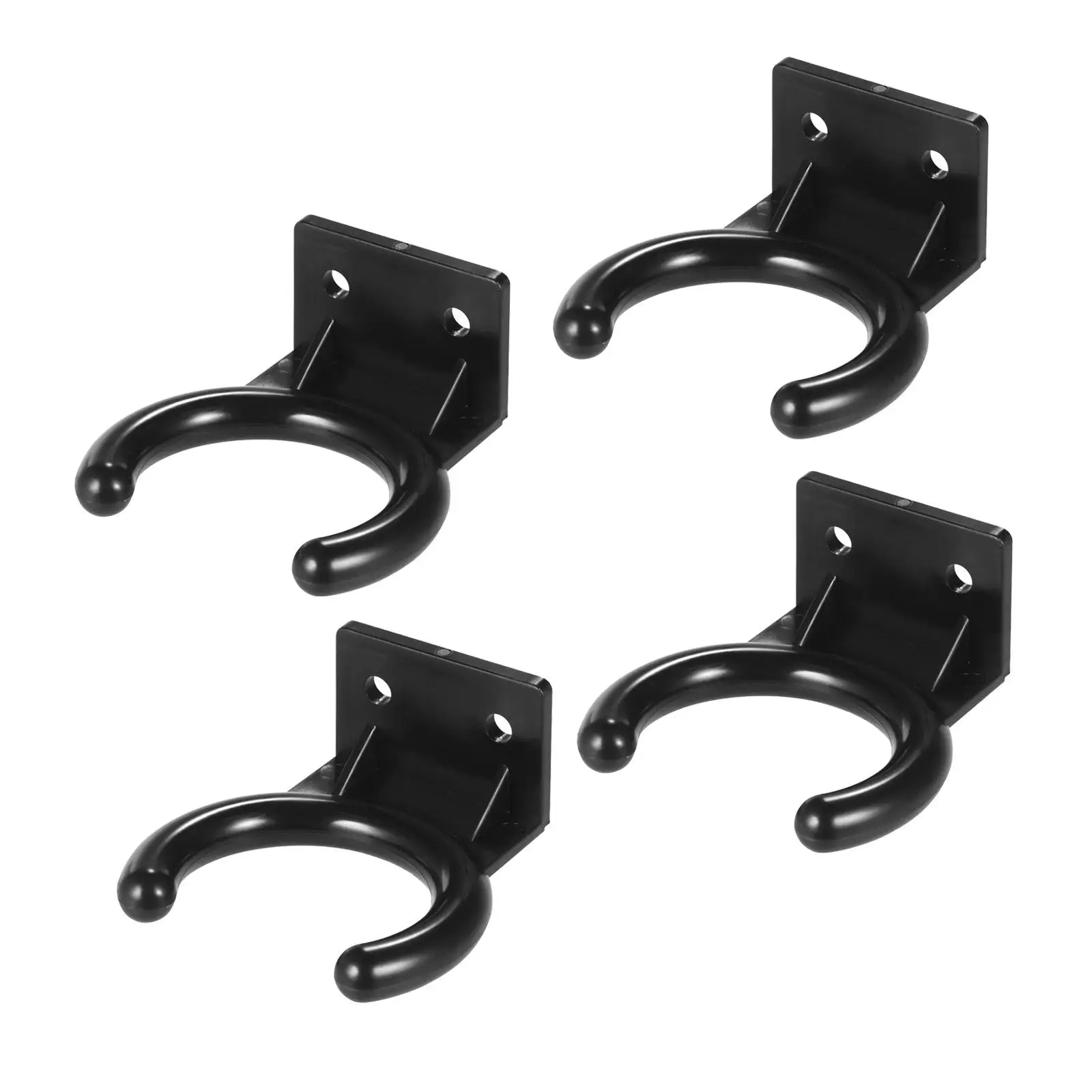4Pcs Microphone Hook Holder Brackets Wall Hanger Holder for Home