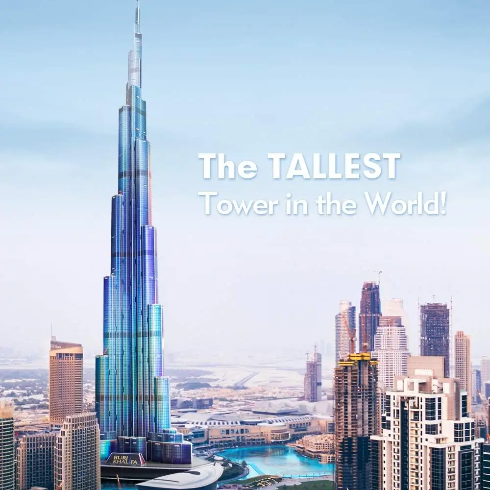 3D Puzzles LED Dubai Burj Khalifa 57.5\