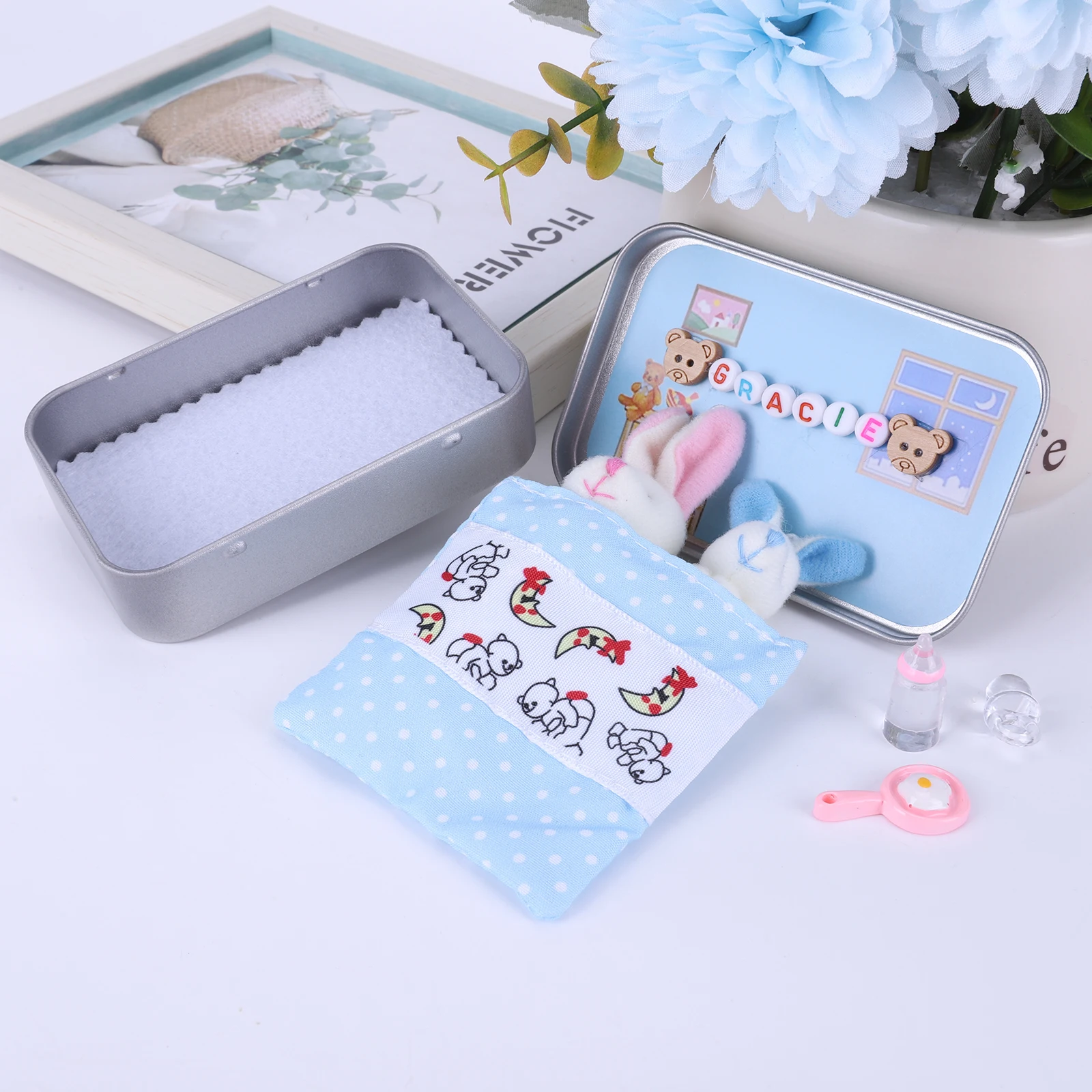 

Пасхальные декоративные коробочки-кролики с карманом для игрушек, набор для творчества DIY, коллекционный подарок для детей