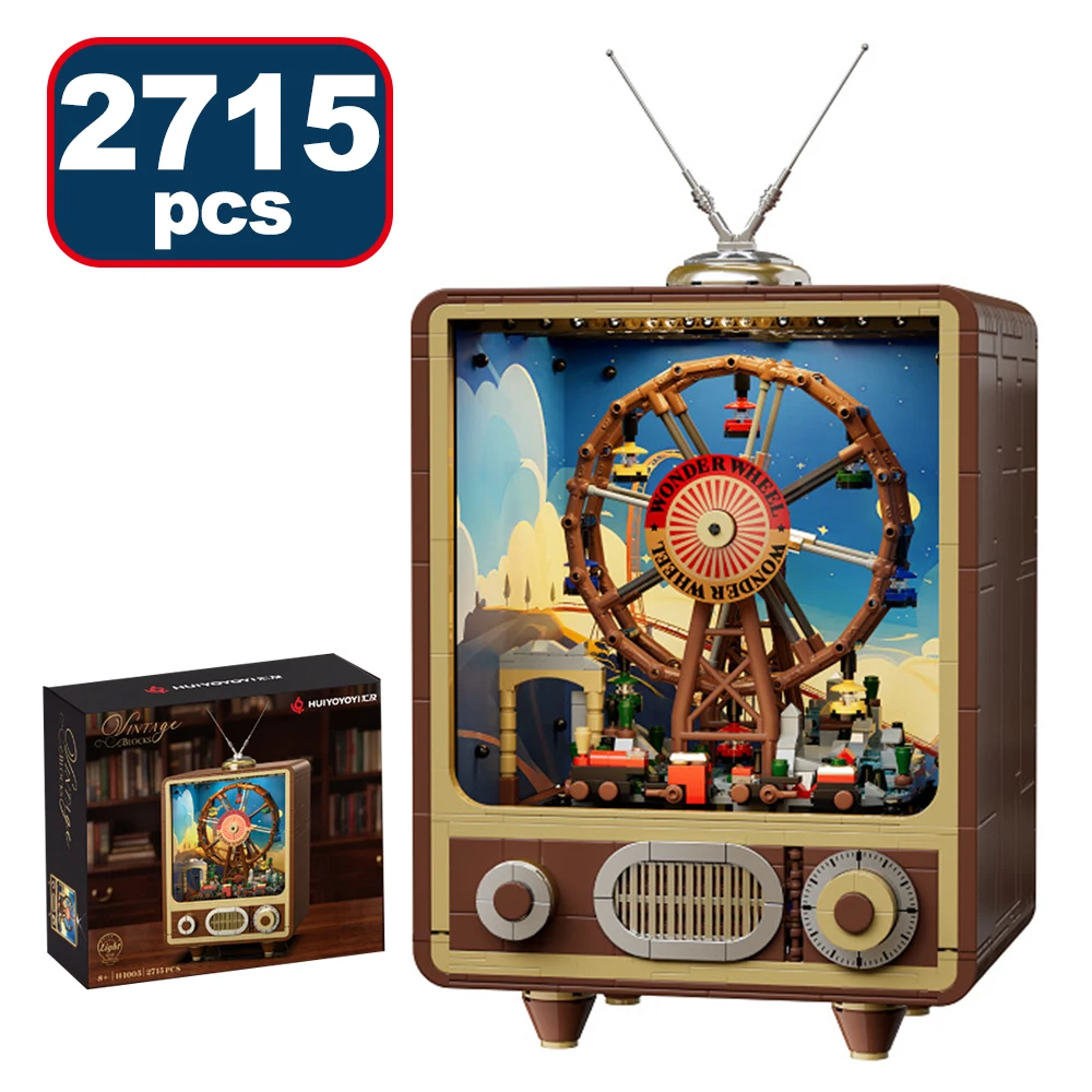 

Конструктор City Friends MOC: Вращающееся колесо обозрения «Мечта» с подсветкой, электрические блоки, развивающая игрушка для детей, подарок