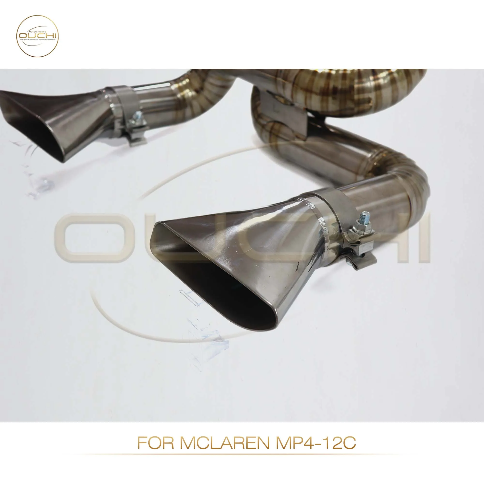 High Performance Catback for Mclaren mp4-12c 3.8T 650S OUCHI Universal Titanium Exhaust With Tips Without Valve car accessories