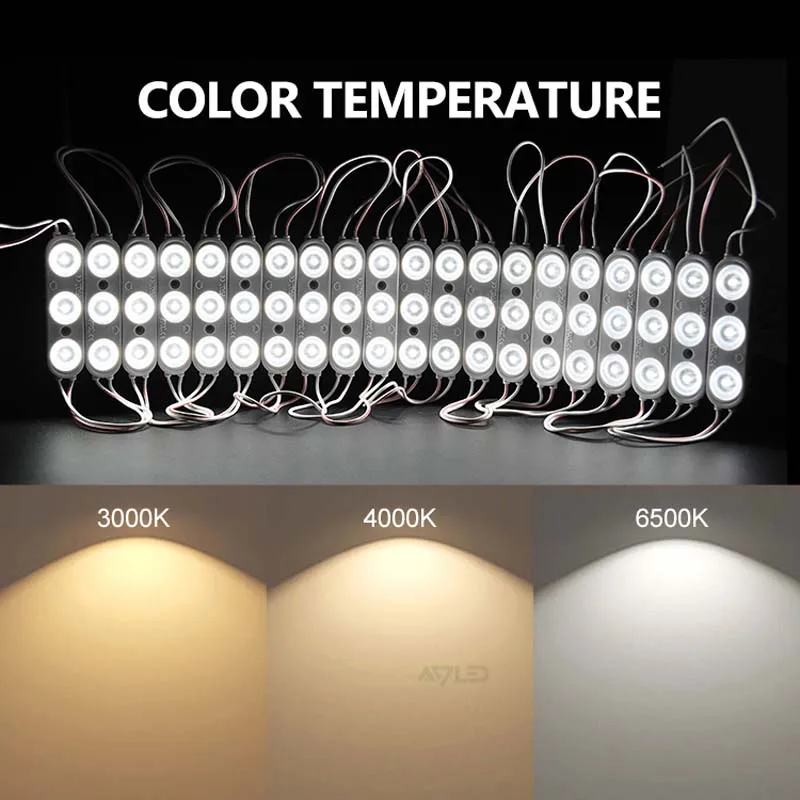 DC12V OSRAM modułu LED IP67 wodoodporny obiektyw 180 ° wysokiej jakości kabel odpowiedni 3000K 4000K 6500K temperatura barwowa