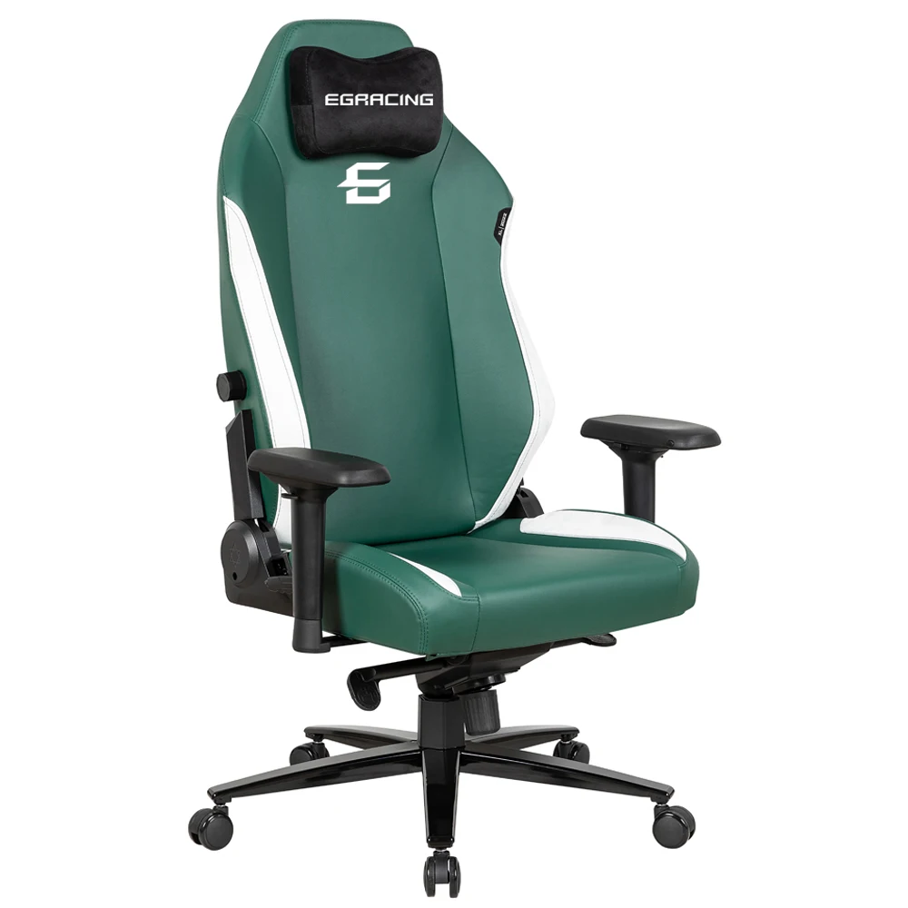 

Wholesale Luxury Leather Green Swivel Chair Cooling Feature Adjustable Lumber Support Office & Computer Gaming Chair For Gamers