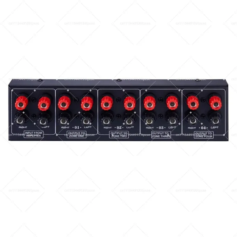 1 input 4 output power amplifier and audio 4 zone audio source signal distribution board single audio input 300W per channel