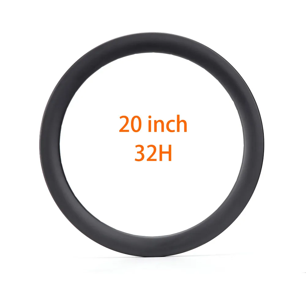 

20 Inch Rims Carbon 21mm Width Carbon Fiber Bike Rim 20H/24H/28H/32H 406/451 Disc Brake Carbon Bicycle rims