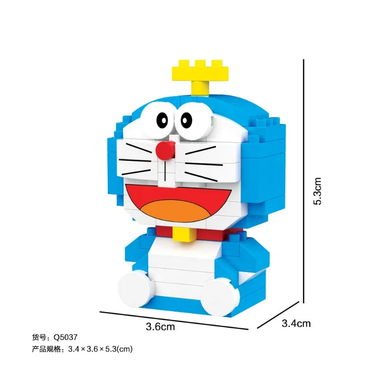 Youpin Sanrio Brinquedo De Bloco De Construção, Personagem De Anime De Desenhos Animados, Brinquedo De Modelo De Construção De Partículas Pequenas, Mingchuang Anime Gato, Atacado