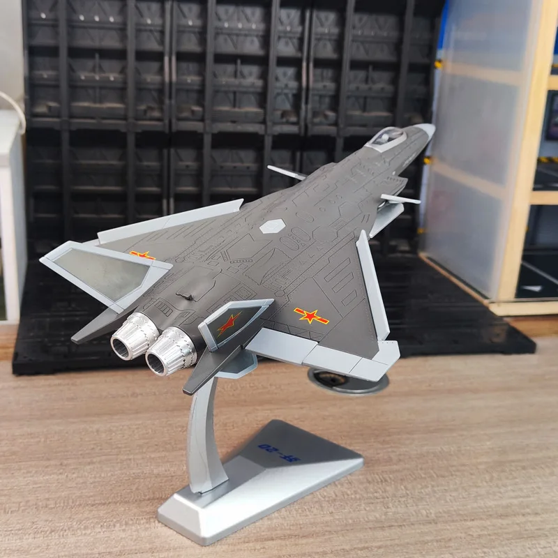 New product 1: 72 alloy J20 fighter model,collectible decorative aircraft model,simulation of military aircraft,wholesale