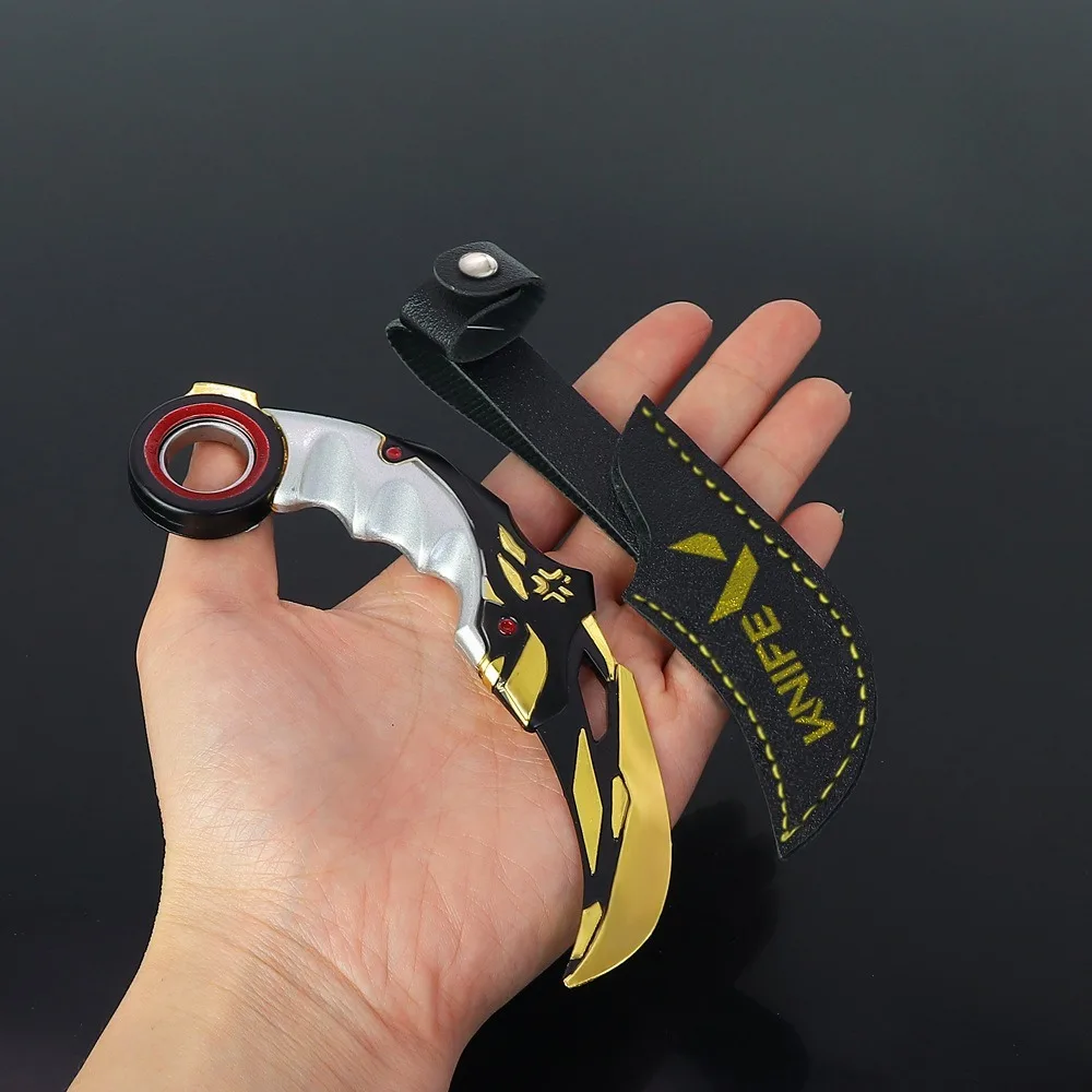 15 ซม.Valorant SWORD Series Champions เกม SAMURAI Claw มีดหมุนได้โลหะอาวุธรุ่นเครื่องประดับหัตถกรรมของขวัญของเล่นเด็ก