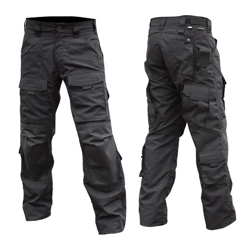 Pantaloni da uomo da combattimento di spedizione gratuita pantaloni tattici softair militari dell'esercito pantaloni da caccia Multicam con tasche Multiple a gamba dritta