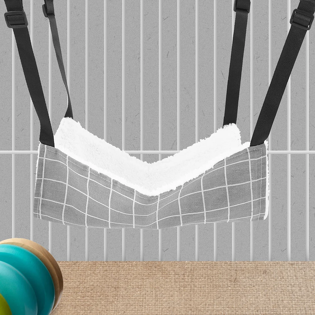 Hanging Cat Hammock Soft Breathable Fabric Easy Install For Cats Hamsters Rats Small Animals Cage Indoor Outdoor Pet Bed