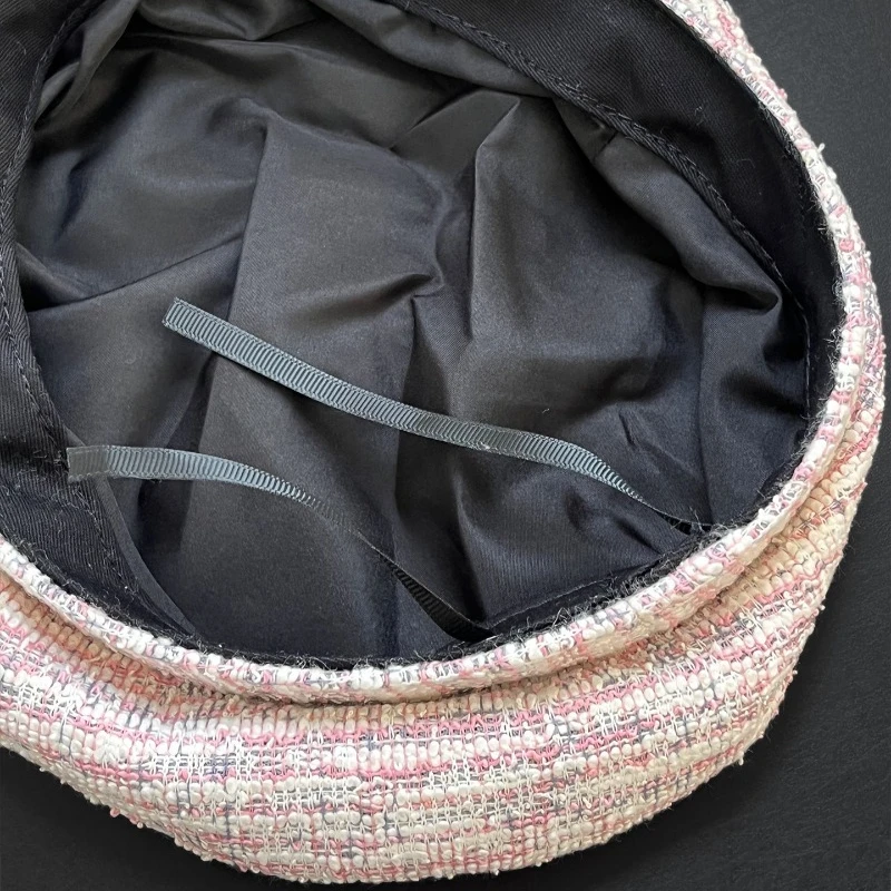 Neue Modische Mehrfarbige Gebogene Schirmmütze mit Flachem Oberteil für Damen, Sommer- und Herbst-Streetwear, Vielseitige Warme Newsboy-Kappe – Detail 6