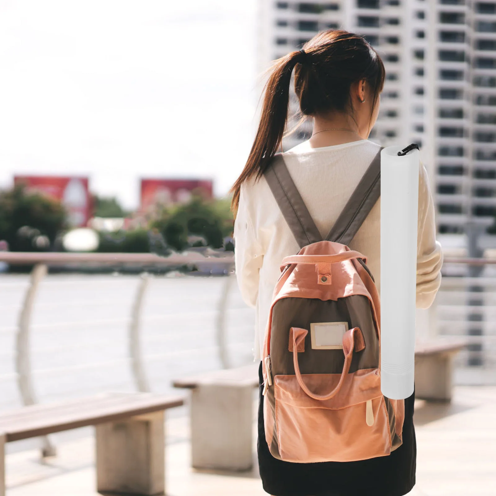 

1pcs Adjustable Large Capacity Poster For Artworks Blueprints Maps Scrolls Portable Storage Holder Strap Telescoping Design