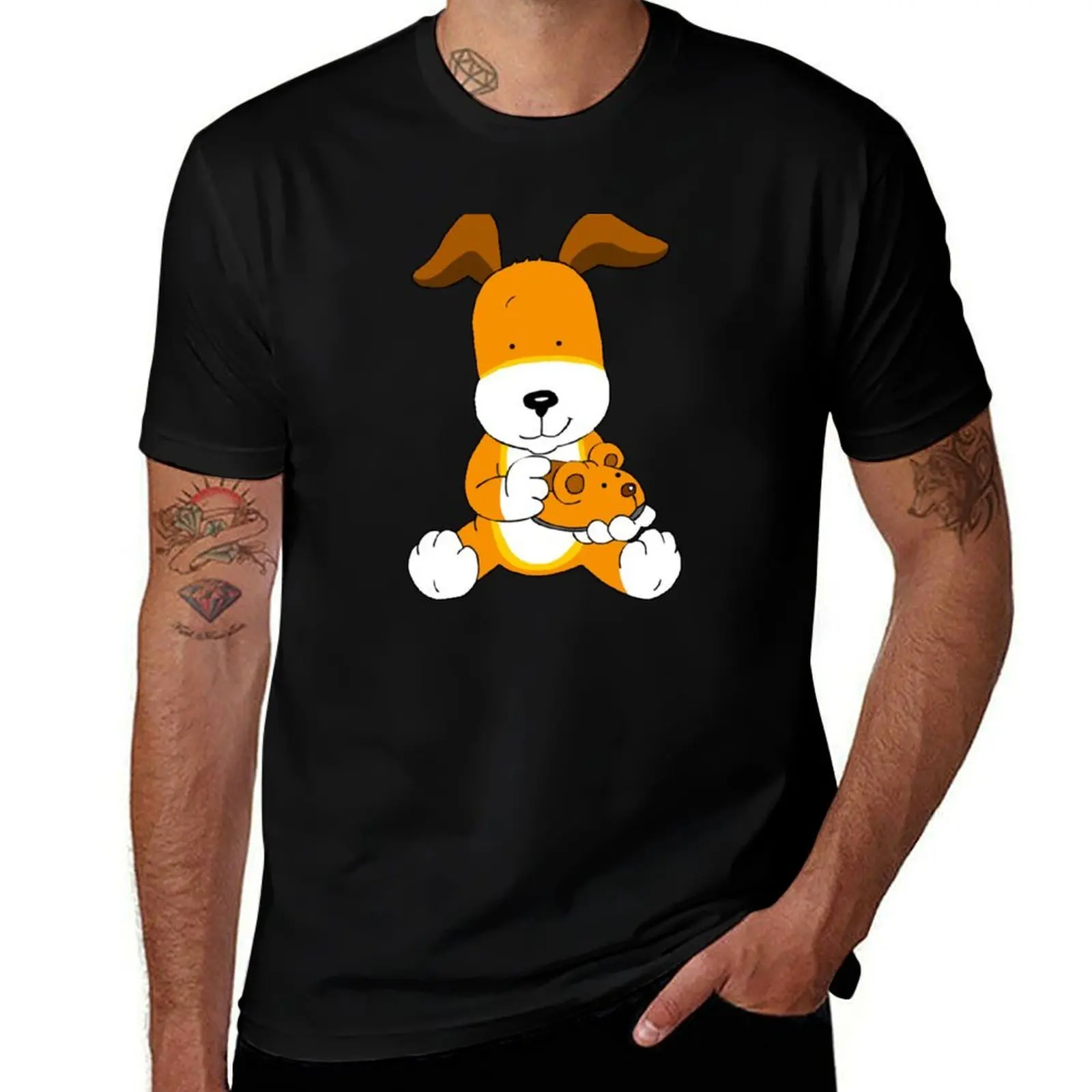Kipper the dog T-Shirt Simple Casual Short Sleeve Tee T-Shirt