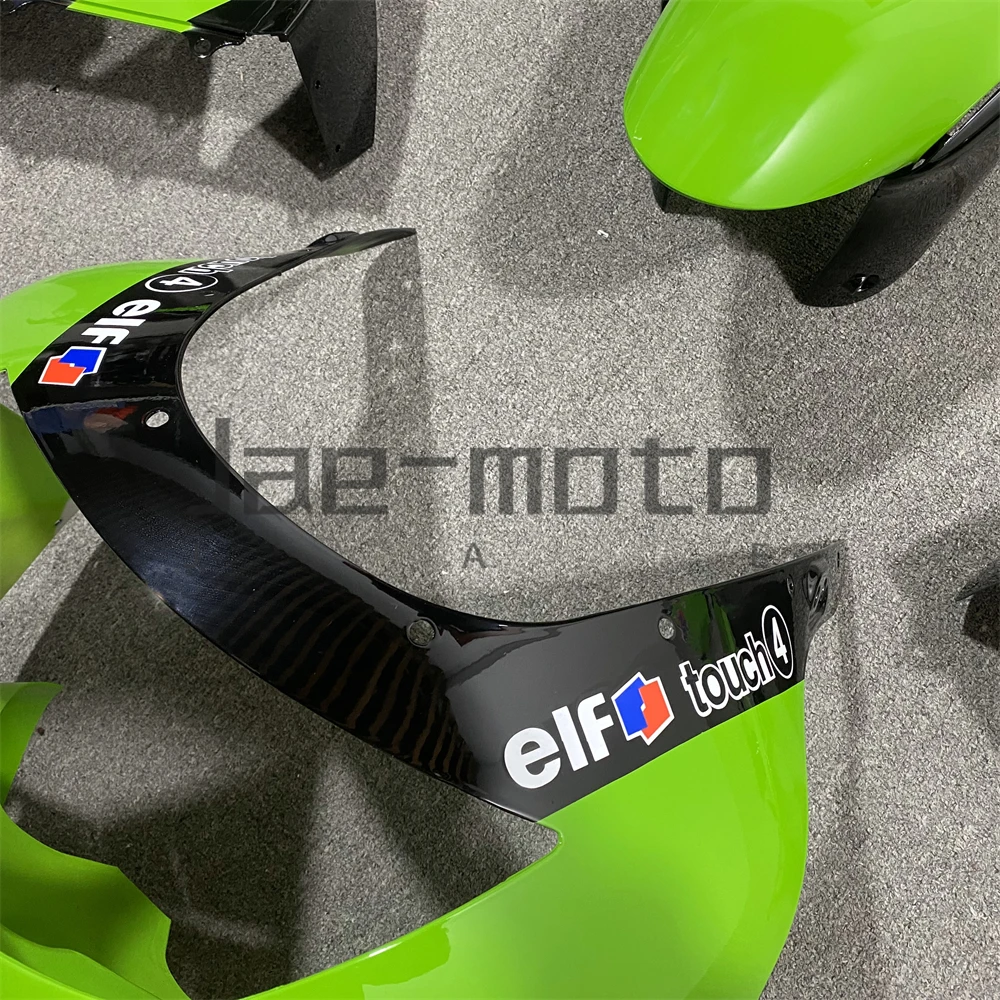 For ZX-9R ZX9R 1998 1999 Injection ABS Plastics Full Fairings Kit Mold Replace Accessories ZX-9R ZX9R 1998-1999  Black Green image 2