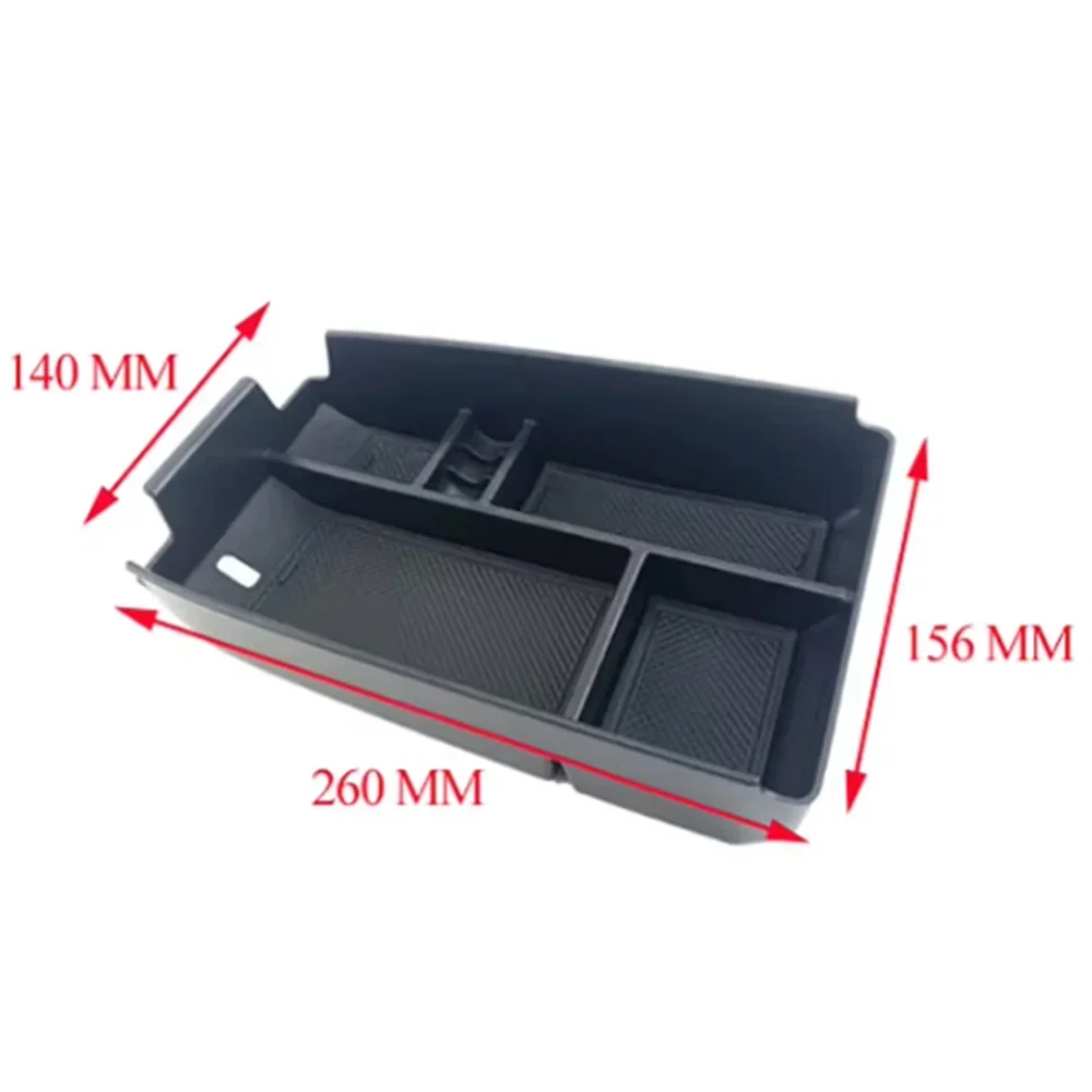 For Ford Bronco Sport 2021 - 2024 for Ford Escape Kuga 2020 - 2024 Central Console Tray Accessories ABS Car Armrest Storage Box