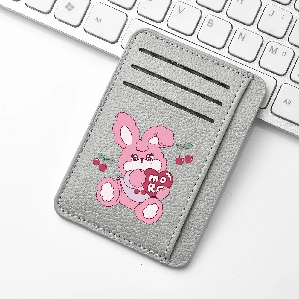 Ladies Mini Credit Card Holder Fashionable Cute Card Sleeve for Girls ID Bank Card Storage Pouch