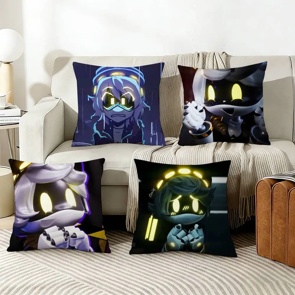 

N M-Murder D-Drones Pillow Case Living Room Sofa Cushion Cover Suitable For Home Bedroom Room Decoration