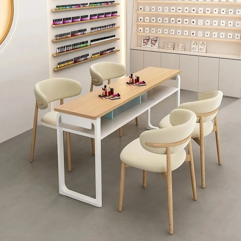 Compact Storage Nail Table Professionals Chair Nordic Nail Table Beauty Tavolo Skincare Scrivania Per Unghie Unique Furniture