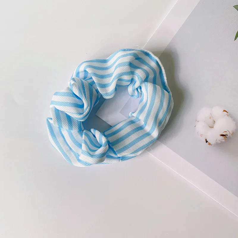 5PCS Minimally striped elastic headband hair accessory hair tie ponytail rope