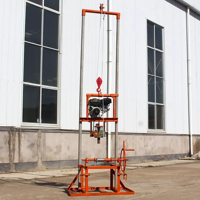 

Индивидуальная портативная буровая установка для скважин глубиной 80 м, бензиновая/дизельная, мини, ручная, для продажи