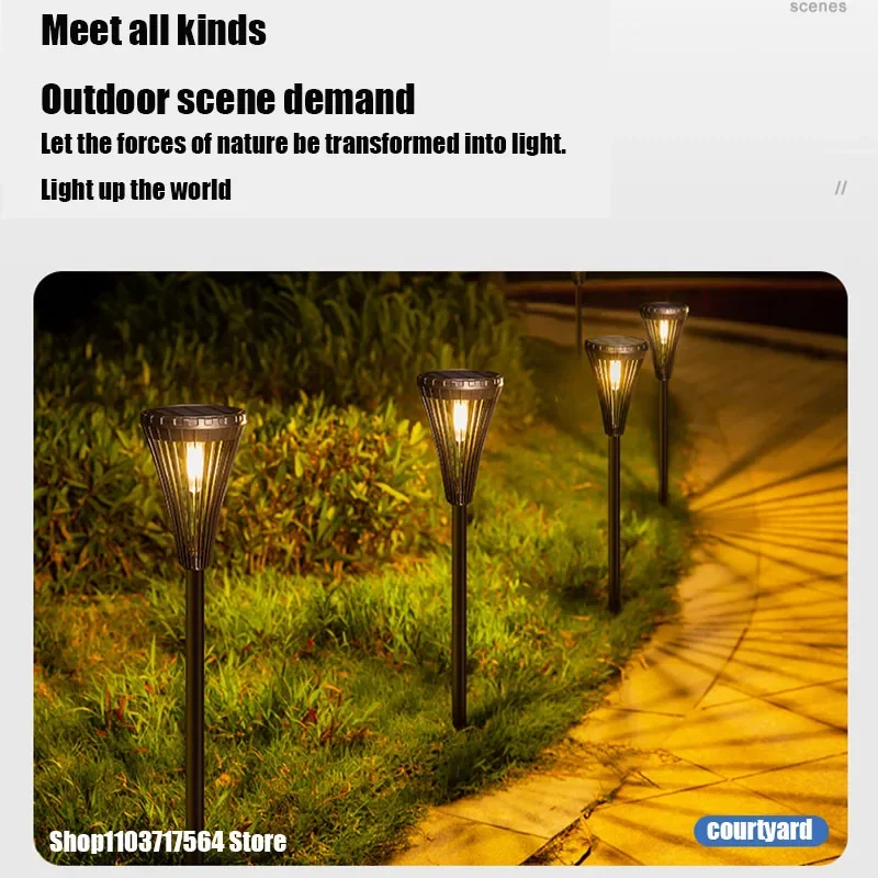 Solar lights Outdoor garden lights Home villa LED lighting garden decoration landscape ground lights lawn lights