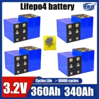 3.2V 360Ah 340AH 100AH LiFePO4 Rechargeable Lithium Iron Phosphate Battery Cell for DIY 12V 24V 48V RV EV Golf Cart