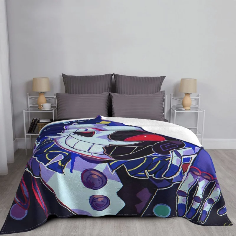 The MoonDrop Fnaf Security Breach Blankets Fleece Decoration Multifuion Ultra-Soft Blanket for Bedding Car Bedspreads