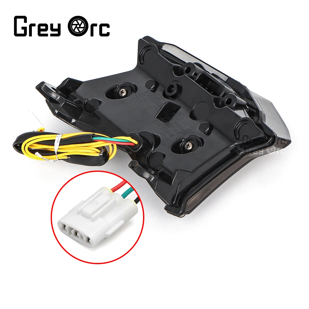 Brake Frosting Taillight Rear LED Tail Light Integrated Turn Signals Lamp For Kawasaki Z900 Z650 NINJA 650 2017 2018 2019