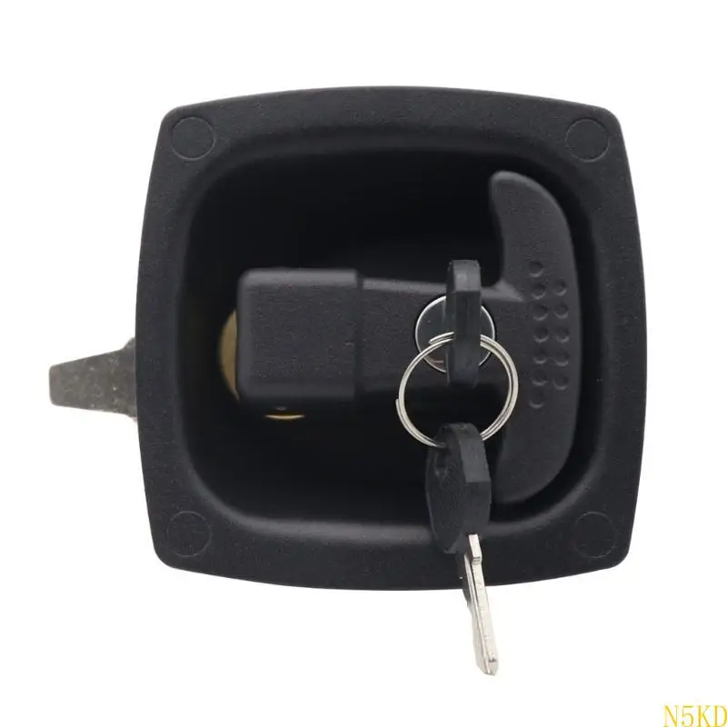 

N5KD Mechanical Engineering Cabinet Lock T Type Folding Handle Lock For Truck Trailer