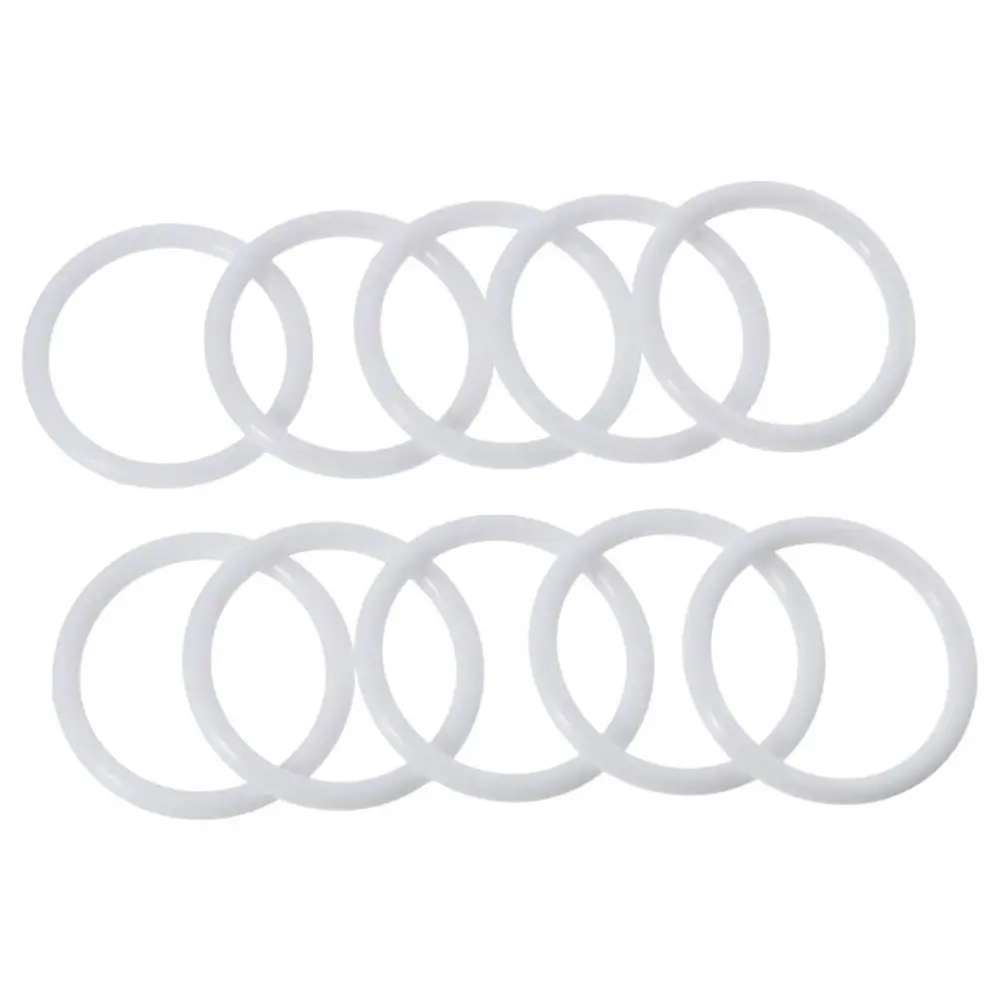 30pcs 60mm White Rings Hoops Plastic White Dreamcatcher Rings Hoops Dreamcatcher Round Macrame Rings for Dream Catcher Supplies